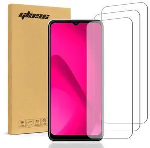 Rome Tech For T-Mobile REVVL 7 Tempered Glass Screen Protector 3 Per Pack