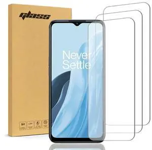 Rome Tech For OnePlus Nord N300 5G Tempered Glass Screen Protector 3 Per Pack