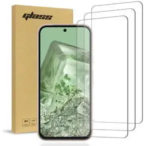Rome Tech For Google Pixel 8a Tempered Glass Screen Protector 3 Per Pack