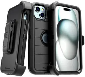Rome Tech For Apple iPhone 15 Plus (2023) Defender Series Case