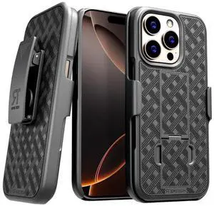 Rome Tech For Apple iPhone 16 Pro Max Belt Clip Holster Phone Case
