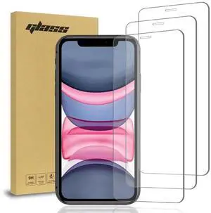 Rome Tech For Apple iPhone 11 Screen Protector 3-Pack Tempered Glass