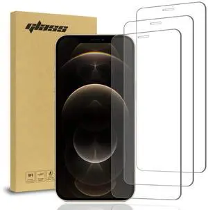 Rome Tech For Apple iPhone 12 Pro Max Screen Protector 3-Pack Tempered Glass