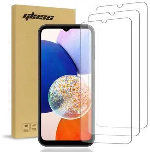 Rome Tech For Samsung Galaxy A14 5G (3 Per Pack) 2.5D Glass Screen Protector