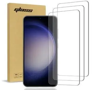 Rome Tech For Samsung Galaxy S23 (3 Per Pack) 2.5D Glass Screen Protector