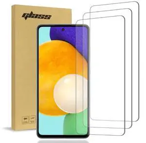 Rome Tech For Samsung Galaxy A52 5G (3 Per Pack) 2.5D Glass Screen Protector