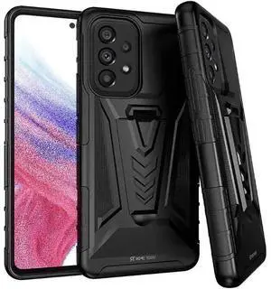 Samsung Galaxy A23 5G Dual-Layer Holster Case with Kickstand