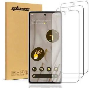 Rome Tech For Google Pixel 7 (3 Per Pack) 2.5D Screen Protector Tempered Glass