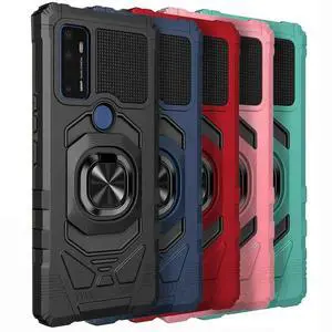 Rome Tech For Cricket Innovate 5G Armor Magnetic Case with Ring & Magnetic Mount