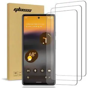Rome Tech For Google Pixel 6a (3 Per Pack) 2.5D Screen Protector Tempered Glass