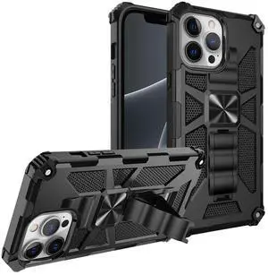 Rome Tech For Apple iPhone 13 Pro Max Armor Case Kickstand & Magnetic Mount