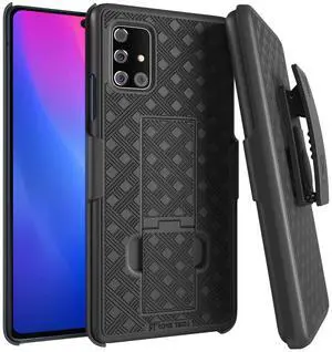 Rome Tech For Samsung Galaxy A71 5G [Not for Verizon] Belt Clip Holster Phone Case