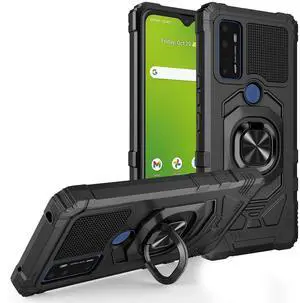 Rome Tech For Cricket Dream 5G Armor Magnetic Case with Ring & Magnetic Mount