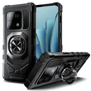 Rome Tech For OnePlus 10 Pro Armor Magnetic Case with Ring & Magnetic Mount