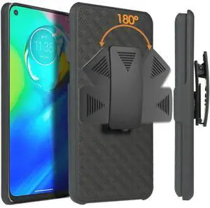 Rome Tech For Motorola Moto G Power (2020) Belt Clip Holster Phone Case