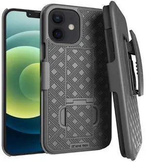 Rome Tech For Apple iPhone 12 Mini Belt Clip Holster Phone Case