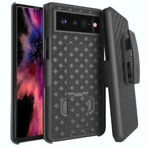 Rome Tech For Google Pixel 6 Pro Belt Clip Holster Phone Case