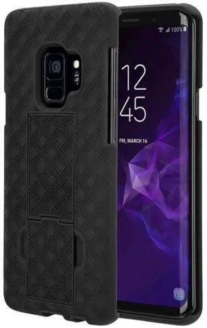 Samsung Galaxy S9 Plus Belt Clip Holster Phone Case (Side Open)