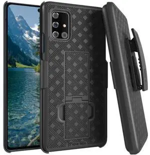 Rome Tech For Samsung Galaxy A51 5G /  A51 5G UW Belt Clip Holster Phone Case
