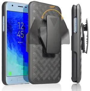 Rome Tech For Samsung Galaxy J3 / J3V (3rd Gen 2018) Belt Clip Holster Phone Case