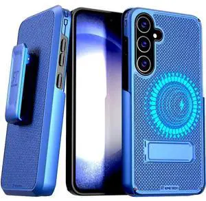 Rome Tech For Samsung Galaxy S24 Plus Magsafe Holster Phone Case With Belt Clip