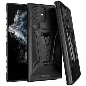 Samsung Galaxy S22 Ultra Dual-Layer Holster Case with Kickstand Samsung Galaxy S22 Ultra Dual-Layer Holster Case with Kickstand