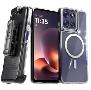 Motorola Moto G Power 2025/2026 Hybrid TPU Acrylic w/Magsafe w/Holster Motorola Moto G Power 2025/2026 Hybrid TPU Acrylic w/Magsafe w/Holster
