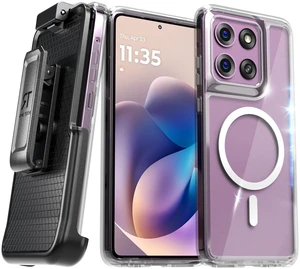 Motorola Moto G Stylus 5g 2025/2026 Hybrid TPU Acrylic w/Magsafe w/Holster Motorola Moto G Stylus 5g 2025/2026 Hybrid TPU Acrylic w/Magsafe w/Holster