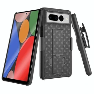 Rome Tech Google Pixel 7 Pro Shell Holster Combo Case With Belt clip + 3-Pack Glass Screen Protector Rome Tech Google Pixel 7 Pro Shell Holster Combo Case With Belt clip + 3-Pack Glass Screen Protector