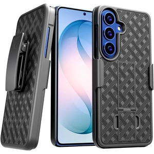 Rome Tech Shell Holster Combo Case for Samsung Galaxy S26 & TPG Bundle - Black Rome Tech Shell Holster Combo Case for Samsung Galaxy S26 & TPG Bundle - Black