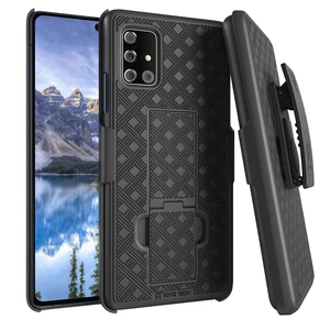 Designed for Samsung Galaxy A51 5G UW Case with Belt Clip Holster - Kickstand Cover Phone Case - Black Designed for Samsung Galaxy A51 5G UW Case with Belt Clip Holster - Kickstand Cover Phone Case - Black