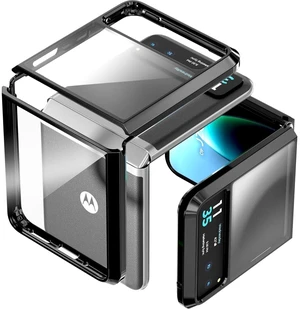 Motorola Razr 40 / Razr (2023) Hybrid Shockproof Clear Slim Acrylic Case Cover Flexible Hinge Rib Motorola Razr 40 / Razr (2023) Hybrid Shockproof Clear Slim Acrylic Case Cover Flexible Hinge Rib