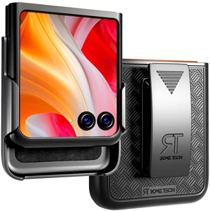 Designed for Motorola Razr 50 Ultra/Razr+ (2024) Case with Belt Clip Holster - Kickstand Cover Phone Case - Black Designed for Motorola Razr 50 Ultra/Razr+ (2024) Case with Belt Clip Holster - Kickstand Cover Phone Case - Black
