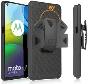 Motorola Moto G9 Power 6.8" (2020) Belt Clip Holster Phone Case Motorola Moto G9 Power 6.8" (2020) Belt Clip Holster Phone Case