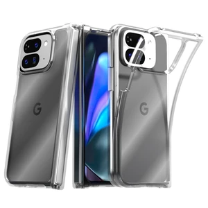 Google Pixel 9 Pro Fold (2024) Hybrid Shockproof Clear Slim Acrylic Case Cover Flexible Hinge Rib Google Pixel 9 Pro Fold (2024) Hybrid Shockproof Clear Slim Acrylic Case Cover Flexible Hinge Rib