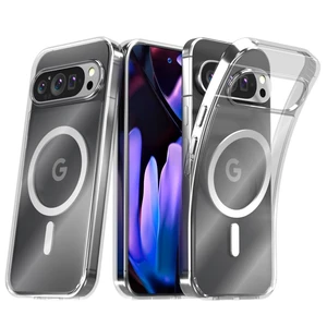 Google Pixel 9 Pro XL 6.8" (2024) Hybrid Shockproof Clear Slim Acrylic Case with MagSafe Google Pixel 9 Pro XL 6.8" (2024) Hybrid Shockproof Clear Slim Acrylic Case with MagSafe