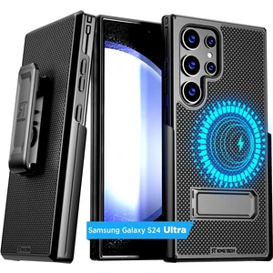 Samsung Galaxy S24 Ultra Magsafe Holster Phone Case With Belt Clip Samsung Galaxy S24 Ultra Magsafe Holster Phone Case With Belt Clip