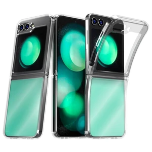 Samsung Galaxy Z Flip5 Hybrid Shockproof Clear Slim Acrylic Case Cover Flexible Hinge Rib Samsung Galaxy Z Flip5 Hybrid Shockproof Clear Slim Acrylic Case Cover Flexible Hinge Rib