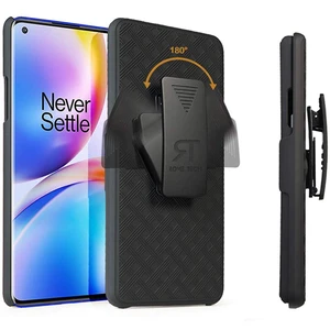 Designed for OnePlus 8 Pro Case with Belt Clip Holster - Kickstand Cover Phone Case - Black Designed for OnePlus 8 Pro Case with Belt Clip Holster - Kickstand Cover Phone Case - Black