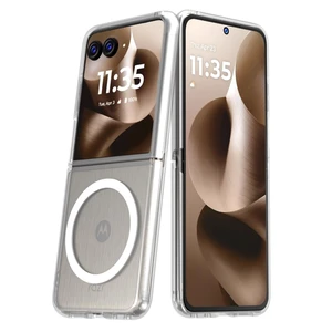 Motorola Razr 60 Plus (2025) Hybrid Shockproof Clear Slim Acrylic Case Cover Flexible Hinge Rib with MagSafe Motorola Razr 60 Plus (2025) Hybrid Shockproof Clear Slim Acrylic Case Cover Flexible Hinge Rib with MagSafe