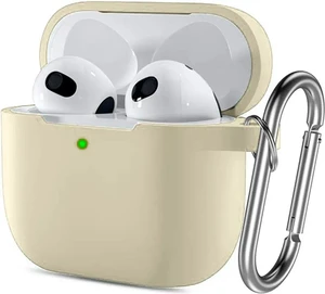 Silicone Cover Case with Keychain for AirPods 3 Silicone Cover Case with Keychain for AirPods 3
