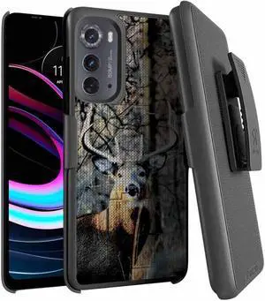 Rome Tech For Motorola Edge (2022) Belt Clip Holster Phone Case