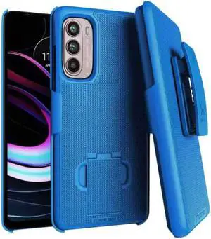 Rome Tech For Motorola Moto G 5G (2022) Belt Clip Holster Phone Case