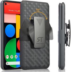 Google Pixel 5 6.0" (2020) Rome Tech Shell Holster Combo Case - Black