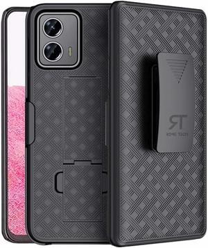 Motorola Moto G 5G 6.5" (2023) Rome Tech Shell Holster Combo Case - Black