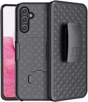 Samsung Galaxy A14 5G 6.8" (2022) Rome Tech Shell Holster Combo Case - Black