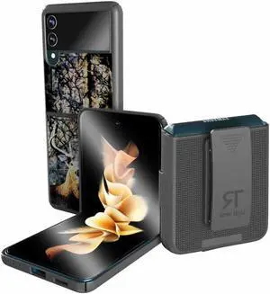 Samsung Galaxy Z Flip3 6.7" (2021) Rome Tech Shell Holster Combo Case - Camo Deer