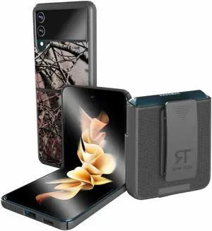 Samsung Galaxy Z Flip3 6.7" (2021) Rome Tech Shell Holster Combo Case - Camo Tree