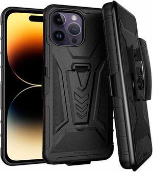 Apple iPhone 14 Pro 6.1" (2022) Rome Tech Dual-Layer Holster Case - Black