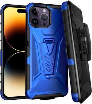 Apple iPhone 14 Pro 6.1" (2022) Rome Tech Dual-Layer Holster Case - Blue